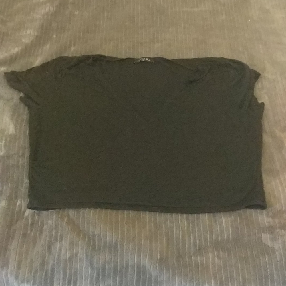 Black crop top